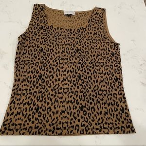 Tahari Leopard Shell